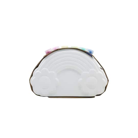 Rainbow Flower Ceramic Planter Kit by Creatology™